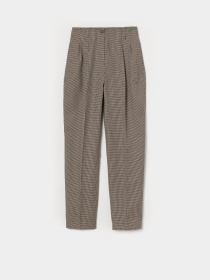 Класичні штани H&M модель 8940762wer_Темно-бежевый Фото