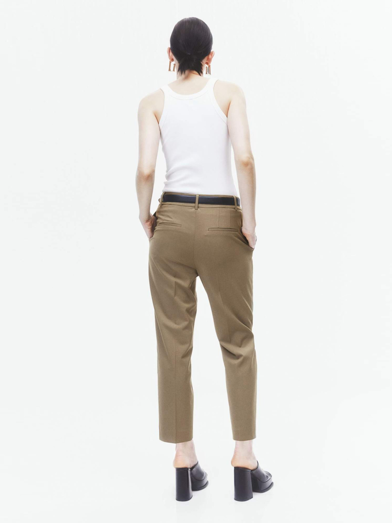 Брюки классические H&M модель 7514716wer_Бежевый Фото