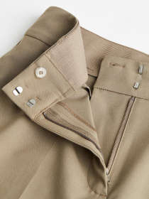 Класичні штани H&M модель 7514716wer_Бежевый Фото