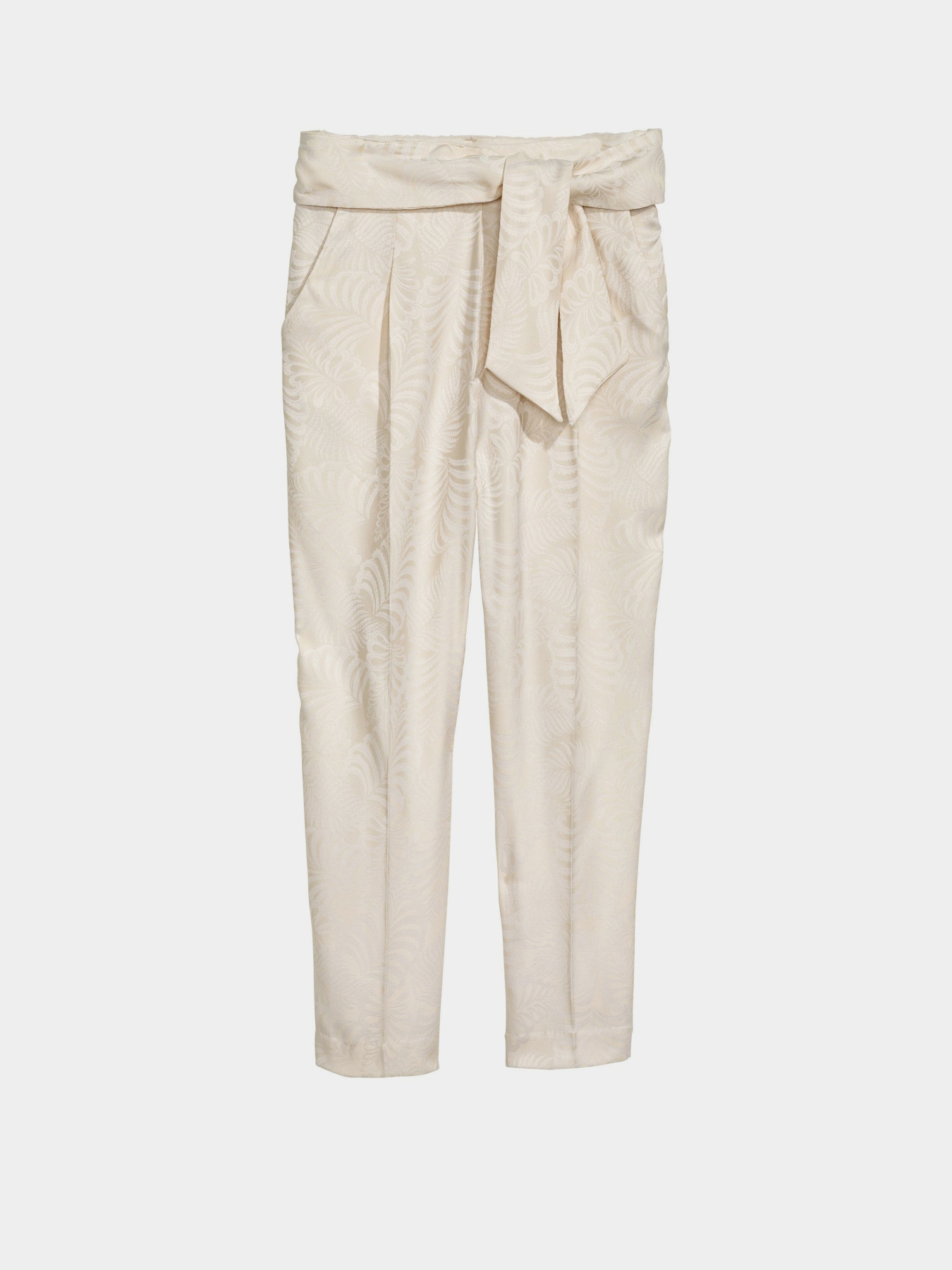 Брюки классические H&M модель 4981065log_Молочный Фото