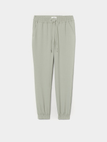 Брюки повседневные H&M модель 8421651wer_Зеленый Фото