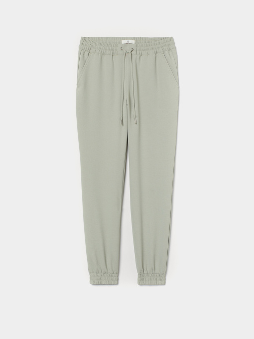 Брюки повседневные H&M модель 8421651wer_Зеленый Фото