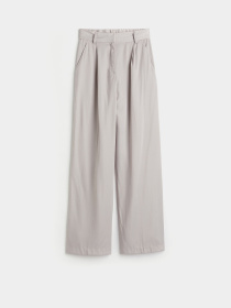 Брюки H&M модель 9545864arl_Серо-бежевый Фото
