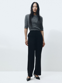 Брюки повседневные H&M модель 9883723wer_Черный Фото