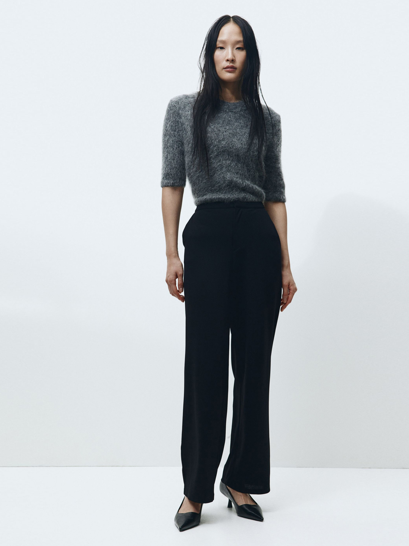 Повсякденні штани H&M модель 9883723wer_Черный Фото