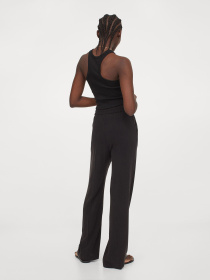 Повсякденні штани H&M модель 9952773wer_Черный Фото