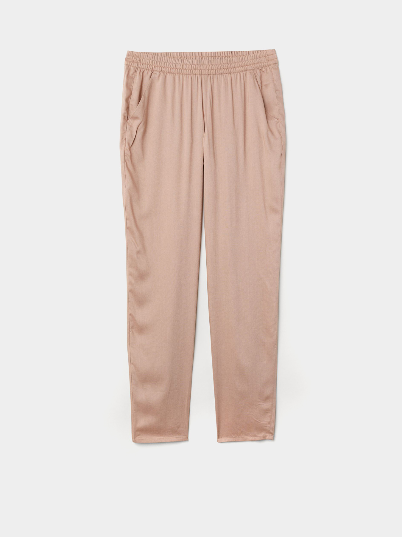 Брюки повседневные H&M модель 5544771wer_Бежевый Фото