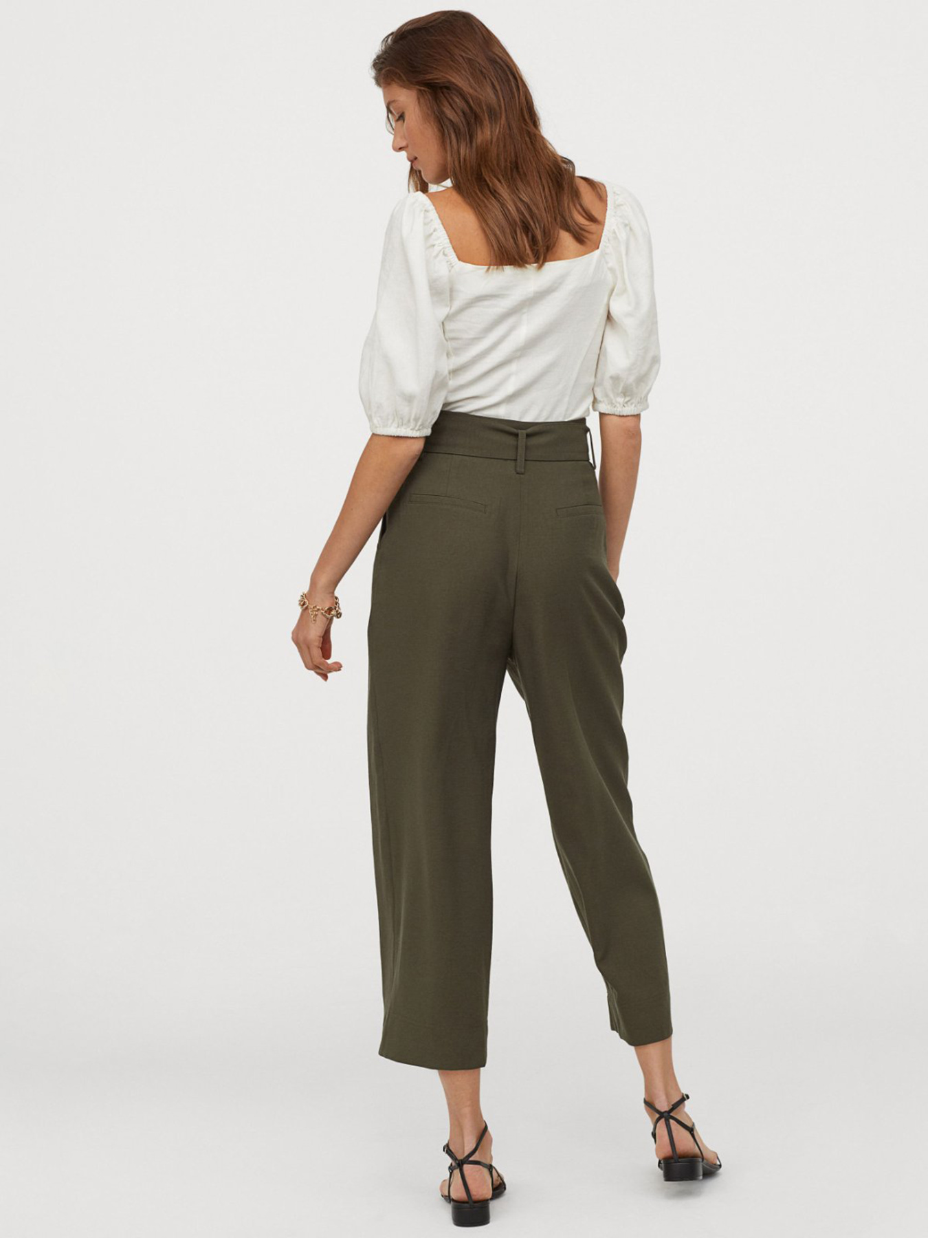 Брюки H&M модель 8393111wer_Хаки Фото