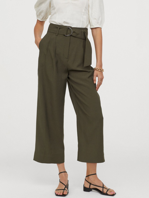 Повсякденні штани H&M модель 8393111wer_Хаки Фото