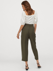 Повсякденні штани H&M модель 8393111wer_Хаки Повсякденні штани H&M модель 8393111wer_Хаки Фото