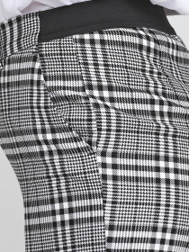 Брюки классические H&M модель 6955459RP2_черно-белая клетка Фото