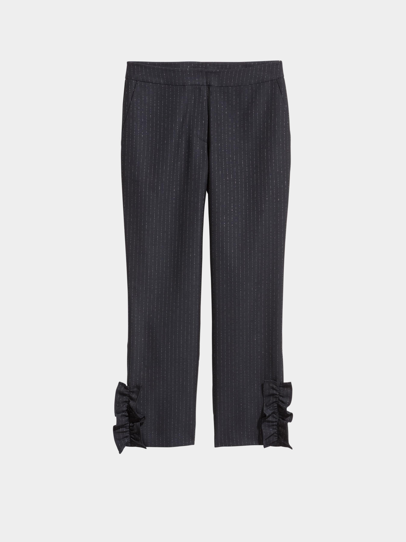 Брюки повседневные H&M модель 5830396dlog_Темно-синий Фото