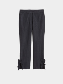 Брюки повседневные H&M модель 5830396dlog_Темно-синий Фото