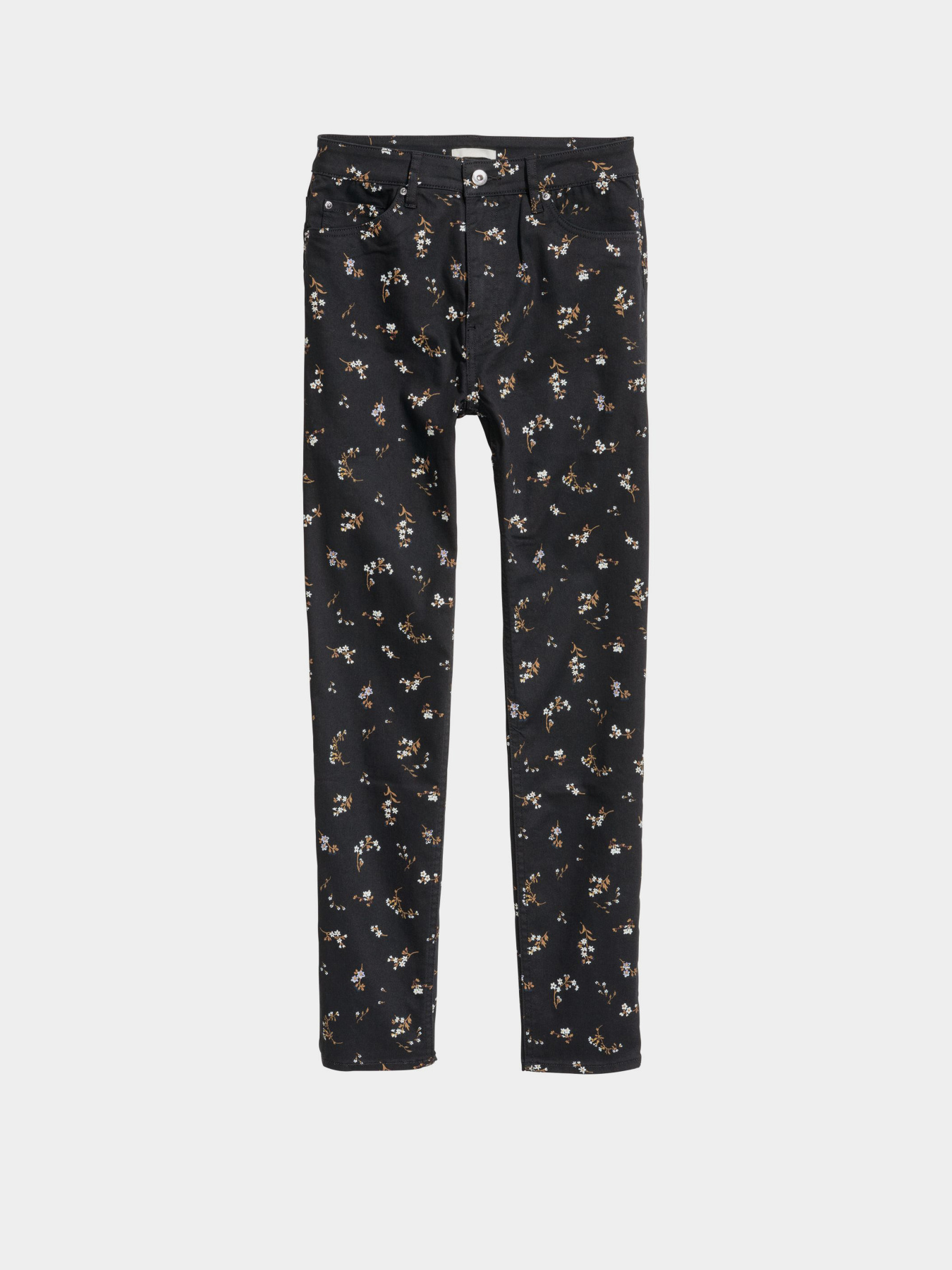 Зауженные джинсы H&M модель 5322756dlog_Черный Фото