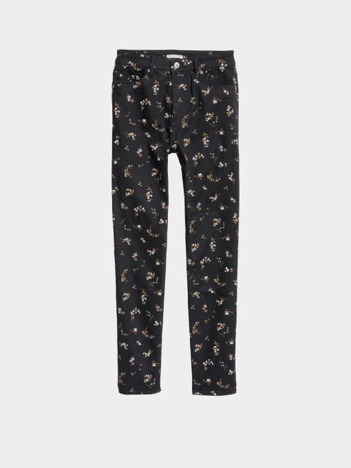Зауженные джинсы H&M модель 5322756dlog_Черный Фото