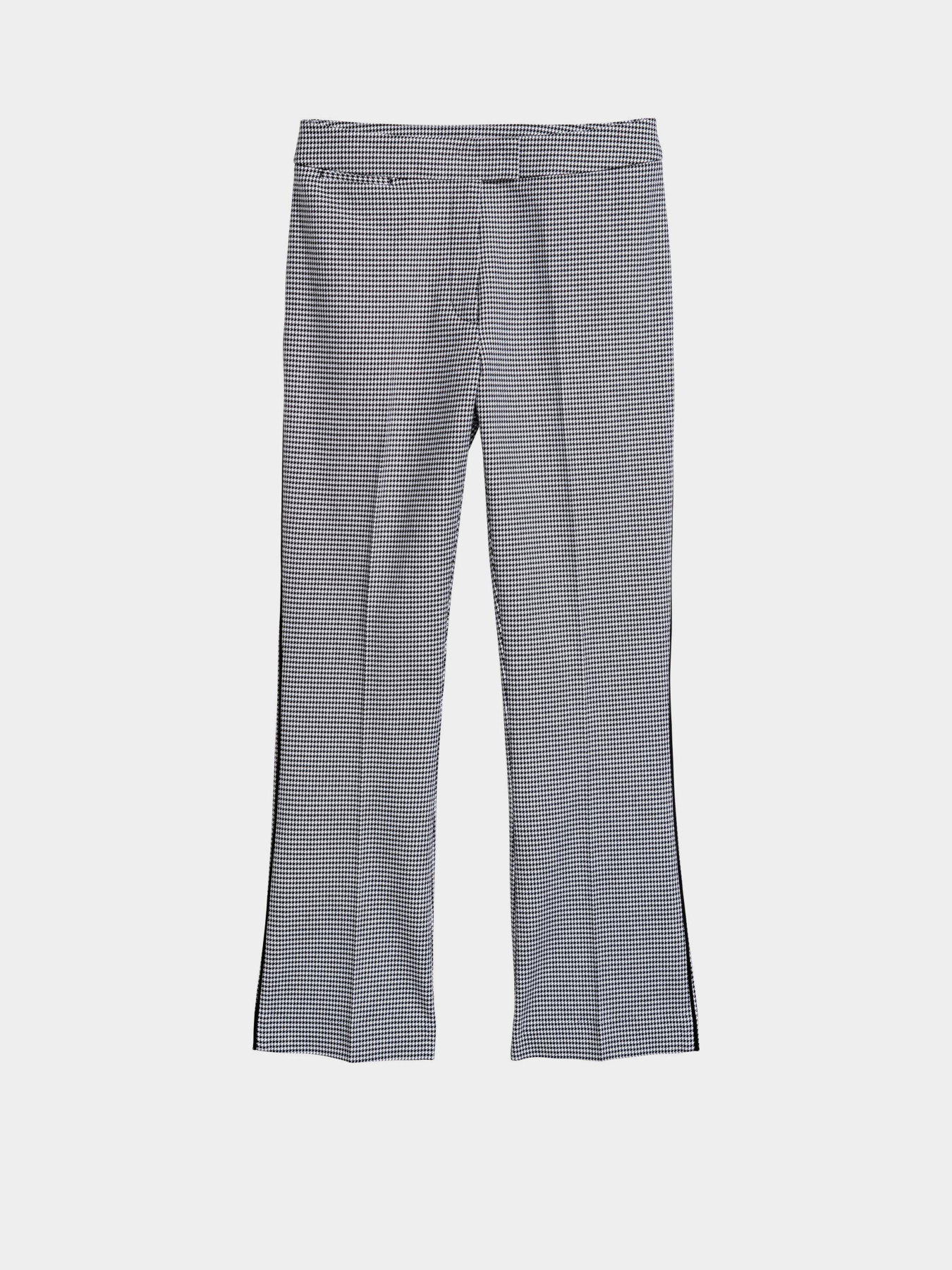 Брюки повседневные H&M модель 5964637dlog_Черно-белый Фото