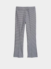 Брюки повседневные H&M модель 5964637dlog_Черно-белый Фото