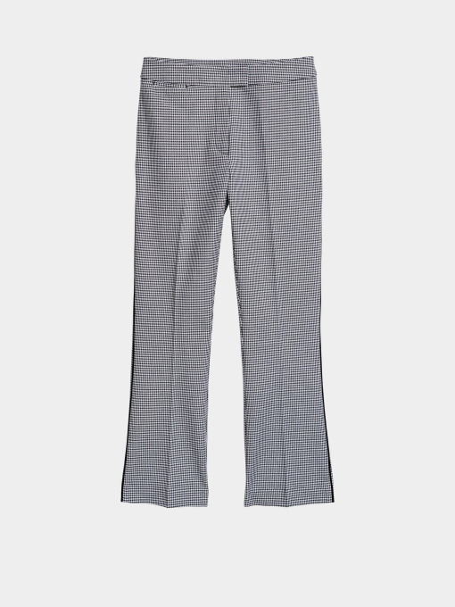 Брюки повседневные H&M модель 5964637dlog_Черно-белый Фото