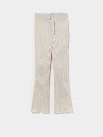 Брюки повседневные H&M модель 9339894arl_Светло-бежевый Фото