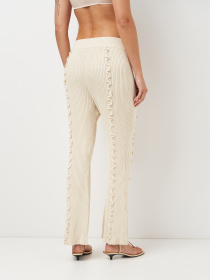 Брюки повседневные H&M модель 2001193wer_Молочный Фото