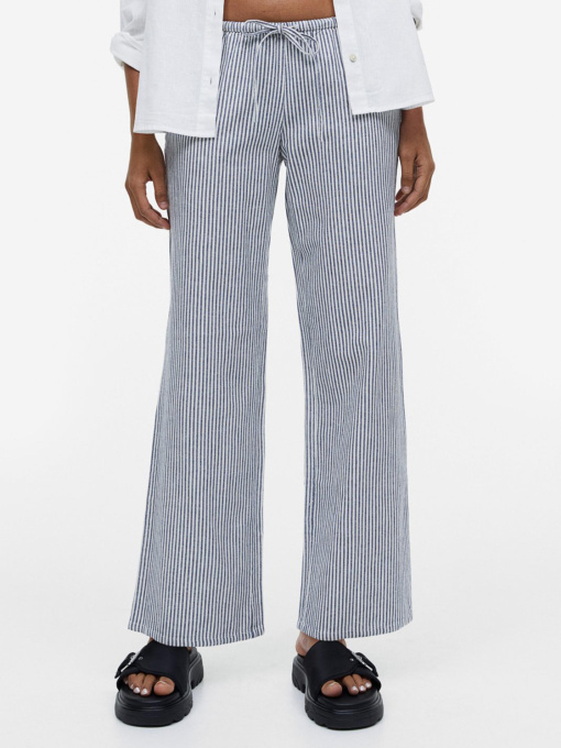 Брюки H&M модель 10635637wer_Бело-синий Фото