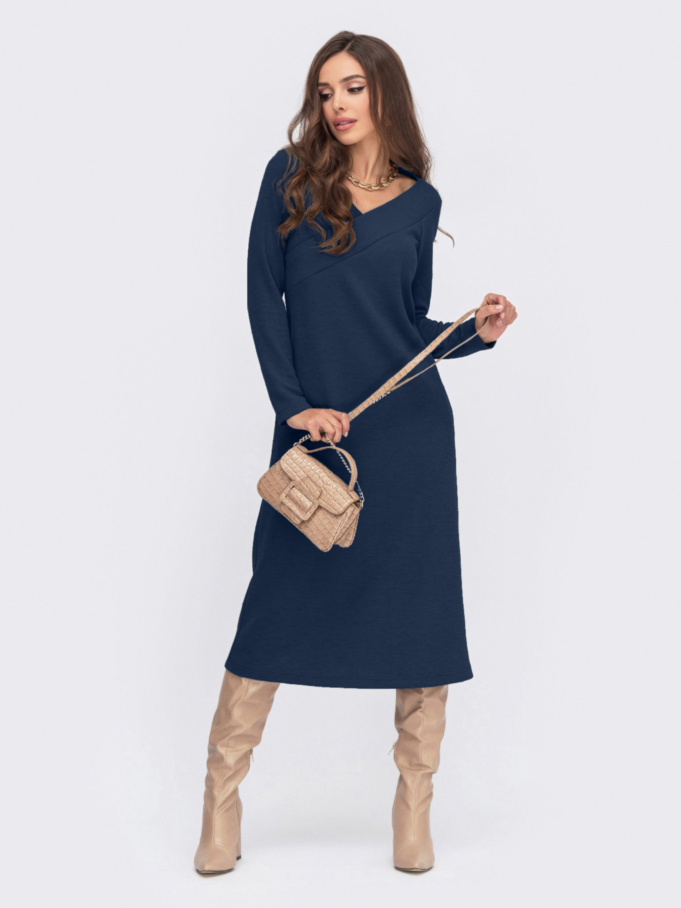 Платье миди Dressa модель 76381 Фото