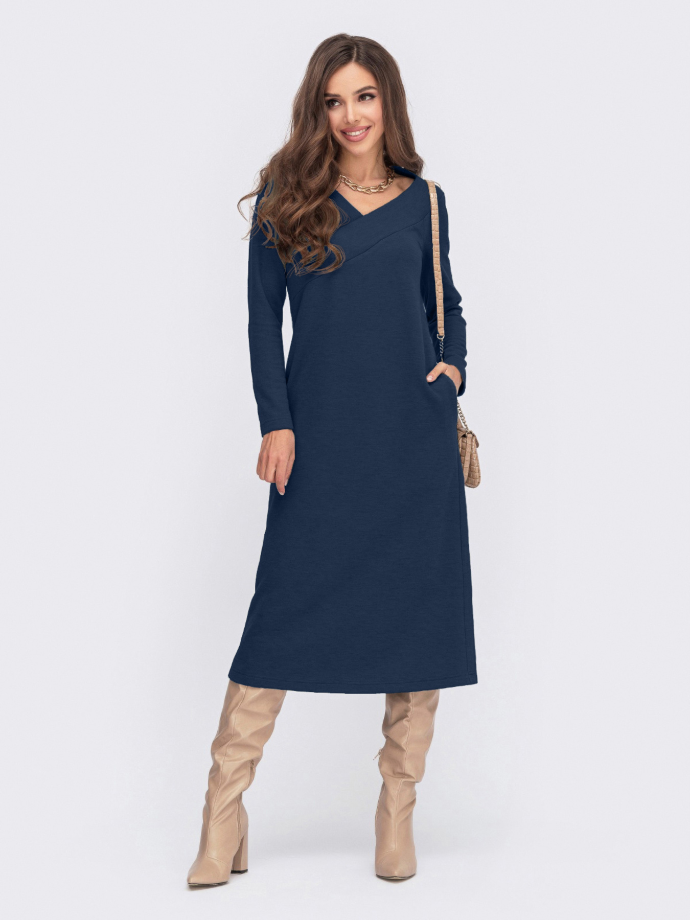 Платье миди Dressa модель 76381 Фото