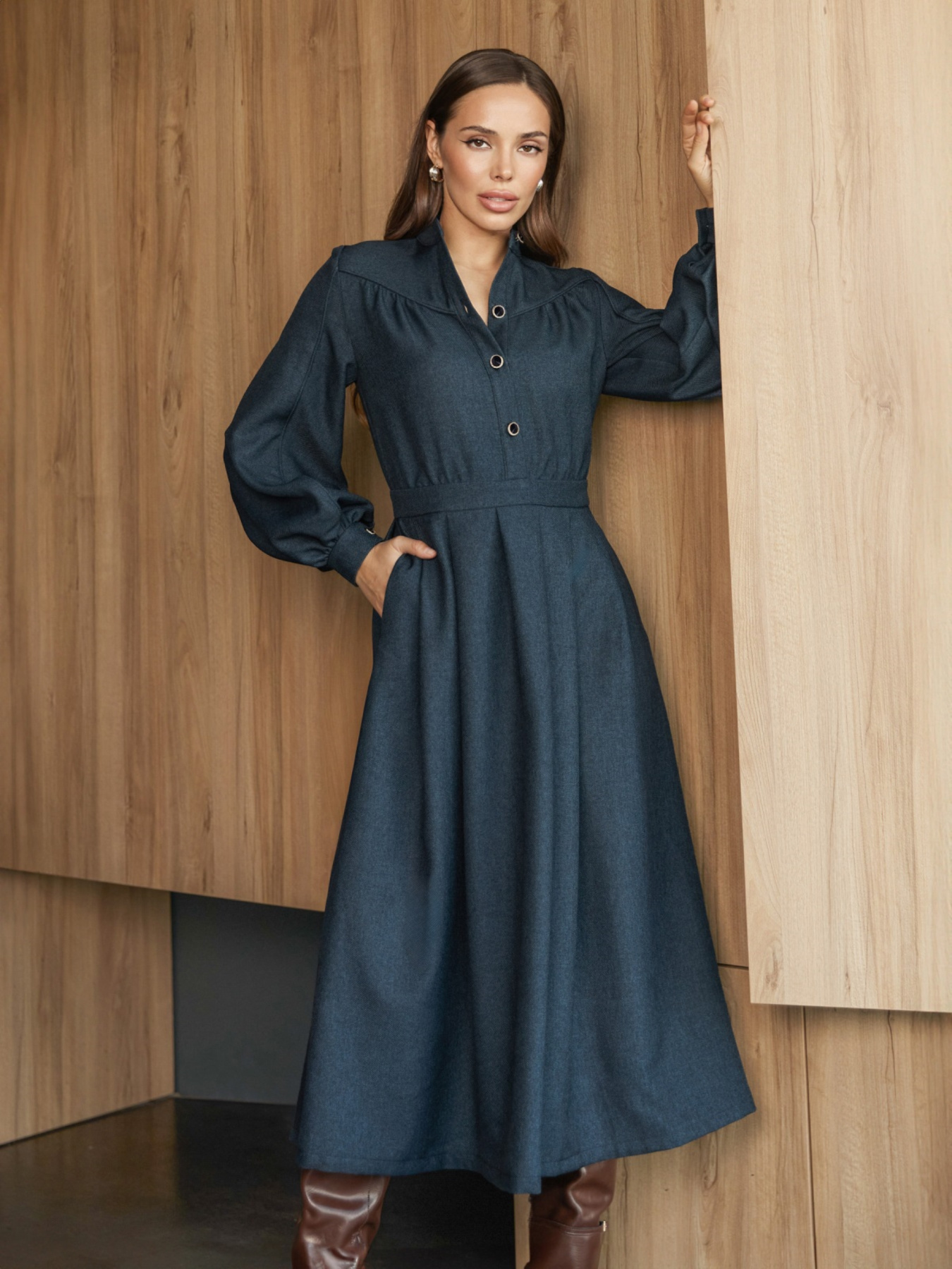 Платье миди Dressa модель 76434 Фото