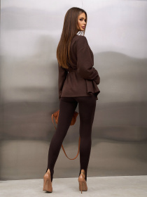 Леггинсы ISSA Plus модель 5544_темно-коричневый Фото