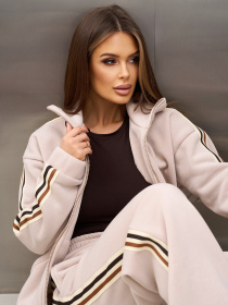 Спортивный костюм ISSA Plus модель 15360_бежевый Фото