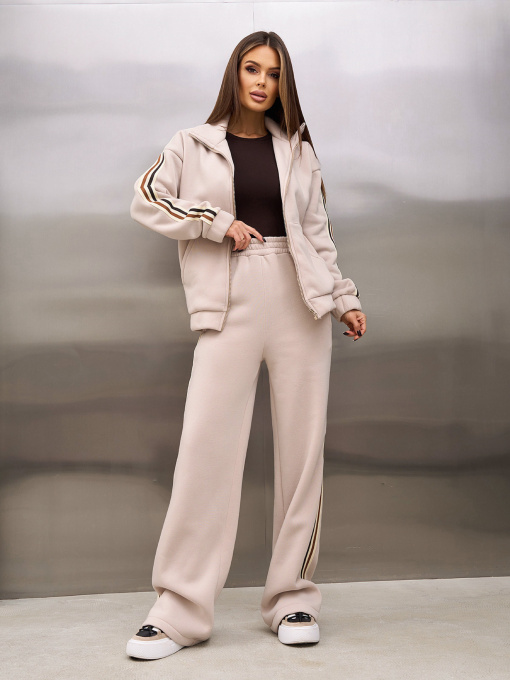 Спортивный костюм ISSA Plus модель 15360_бежевый Фото