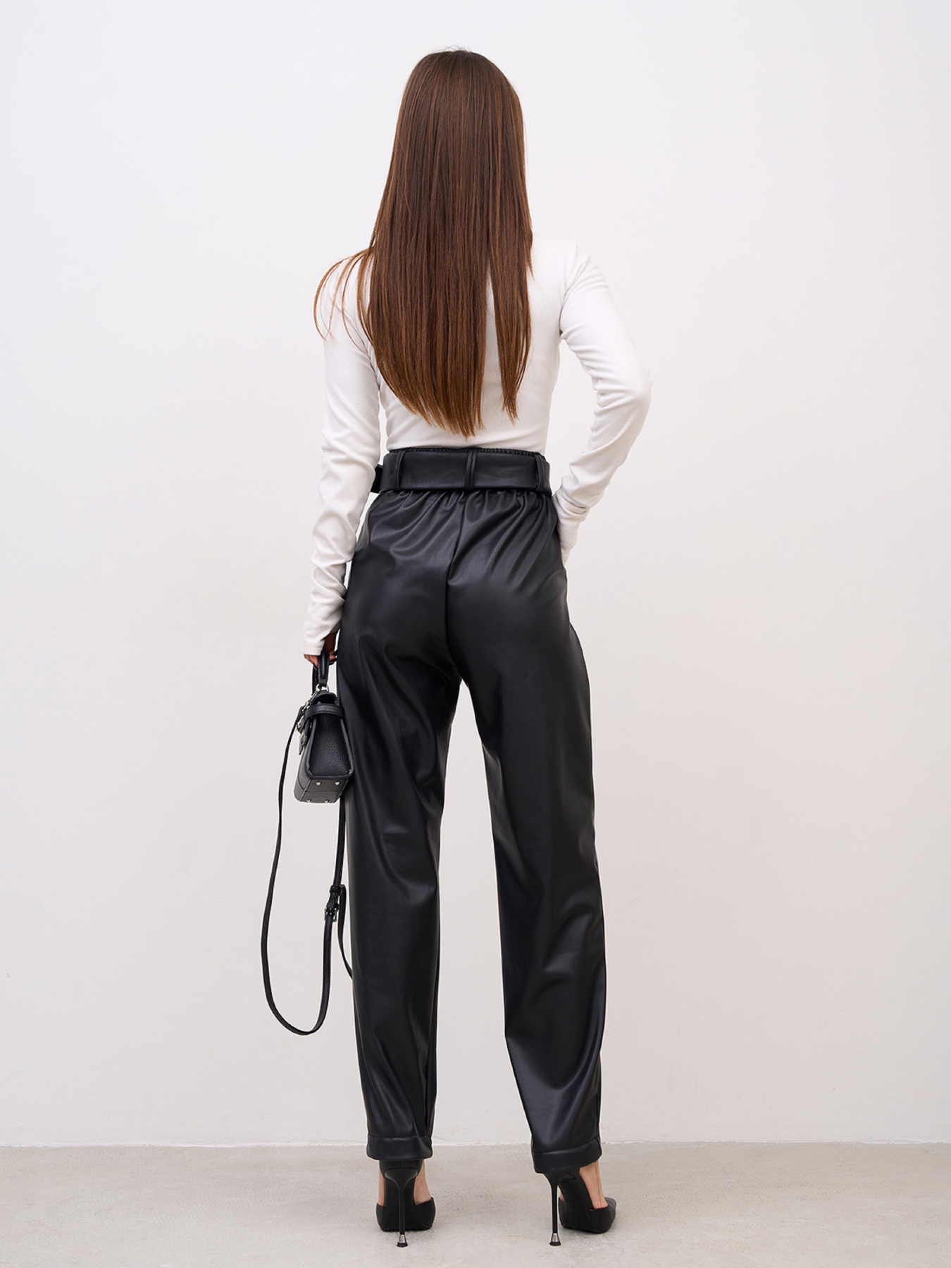 Повсякденні штани ISSA Plus модель 15369_черный Фото