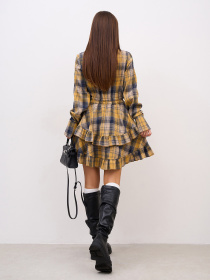 Платье мини ISSA Plus SA-675 модель SA-675_желтый Фото