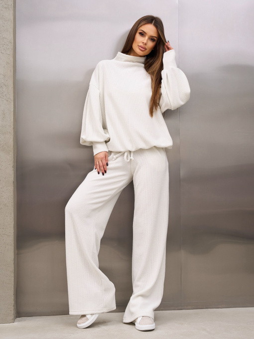 Повсякденний костюм ISSA Plus модель SA-678_белый Фото