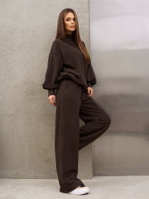 Повсякденний костюм ISSA Plus модель SA-678_коричневый Фото