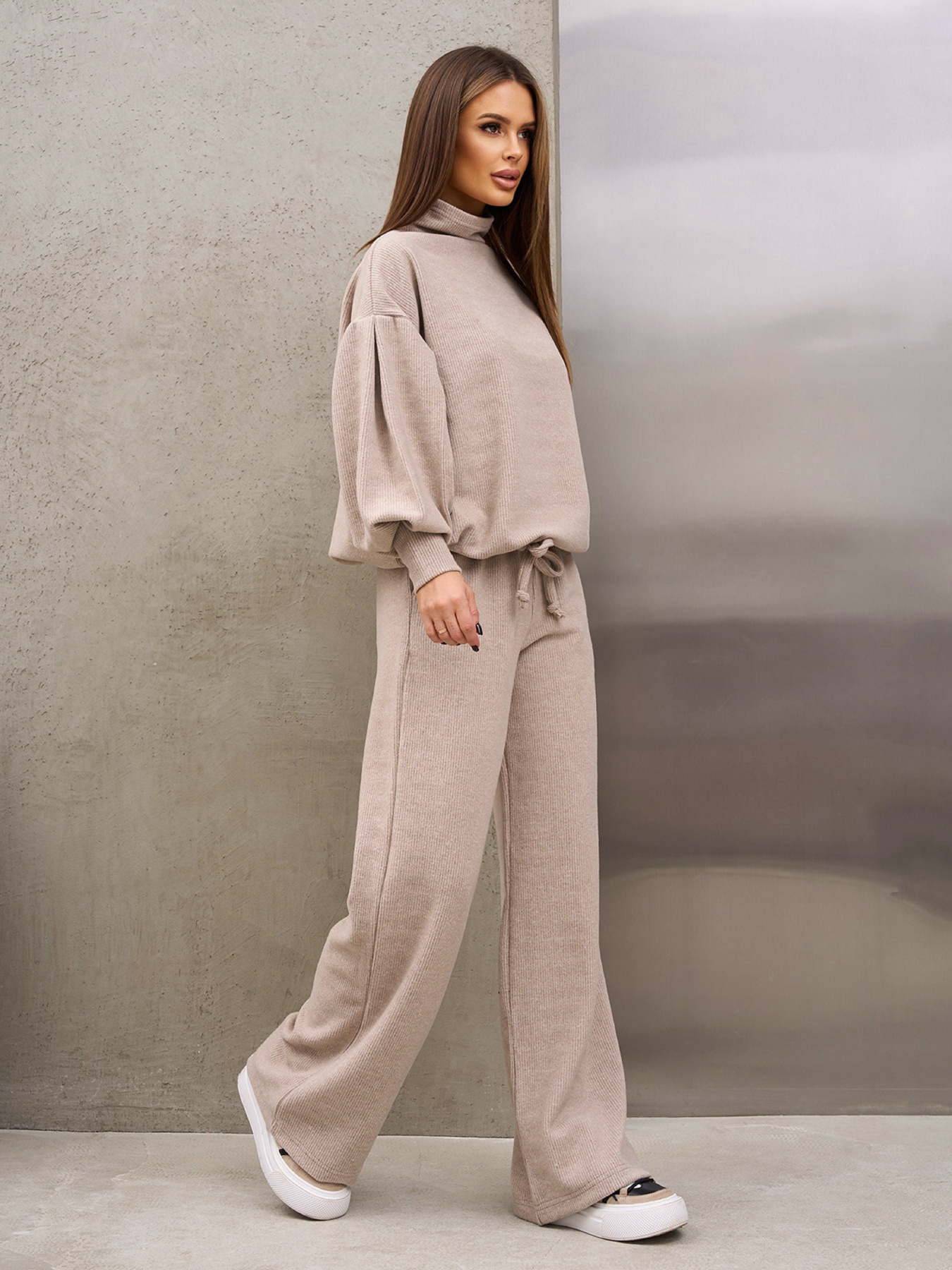 Костюм ISSA Plus модель SA-678_бежевый Фото