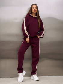 Костюм ISSA Plus модель 14934_темно-бордовый Фото