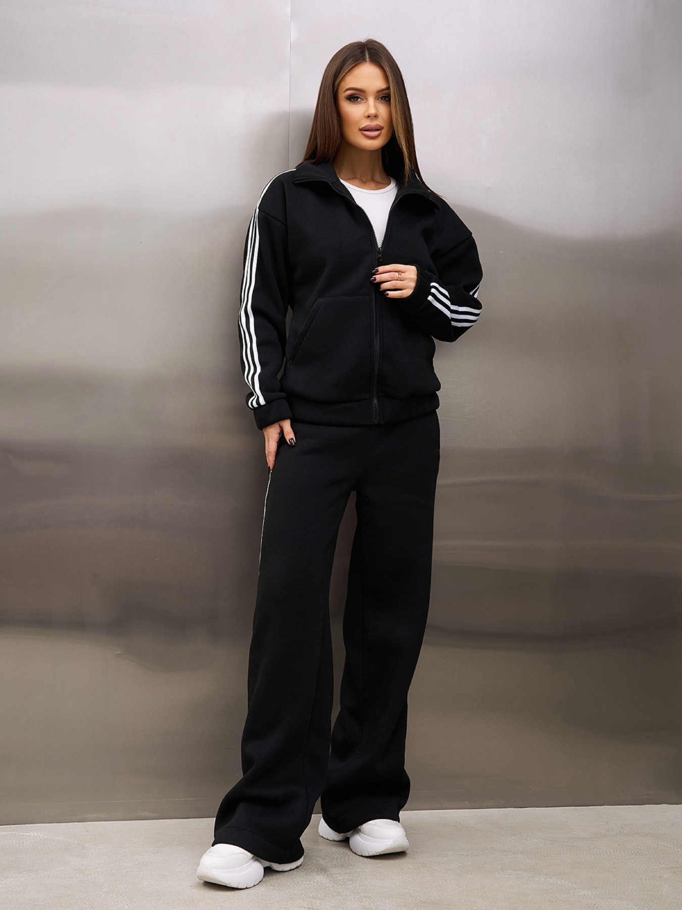 Спортивный костюм ISSA Plus модель 15360_черный Фото