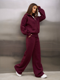 Спортивный костюм ISSA Plus модель 15366_темно-бордовый Спортивный костюм ISSA Plus модель 15366_темно-бордовый Фото