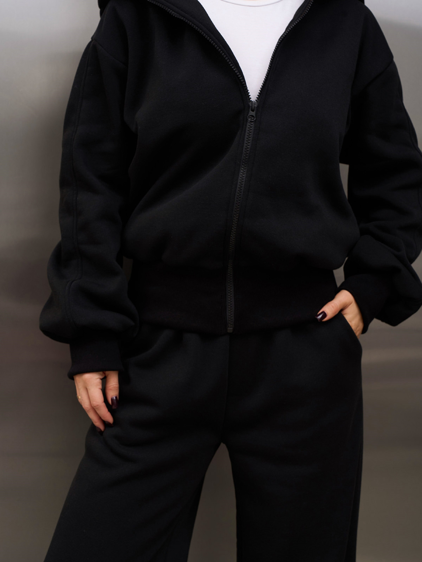 Спортивный костюм ISSA Plus модель 15366_черный Фото