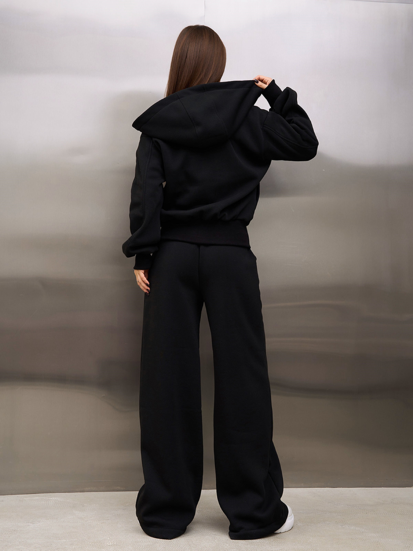 Спортивный костюм ISSA Plus модель 15366_черный Спортивный костюм ISSA Plus модель 15366_черный Фото