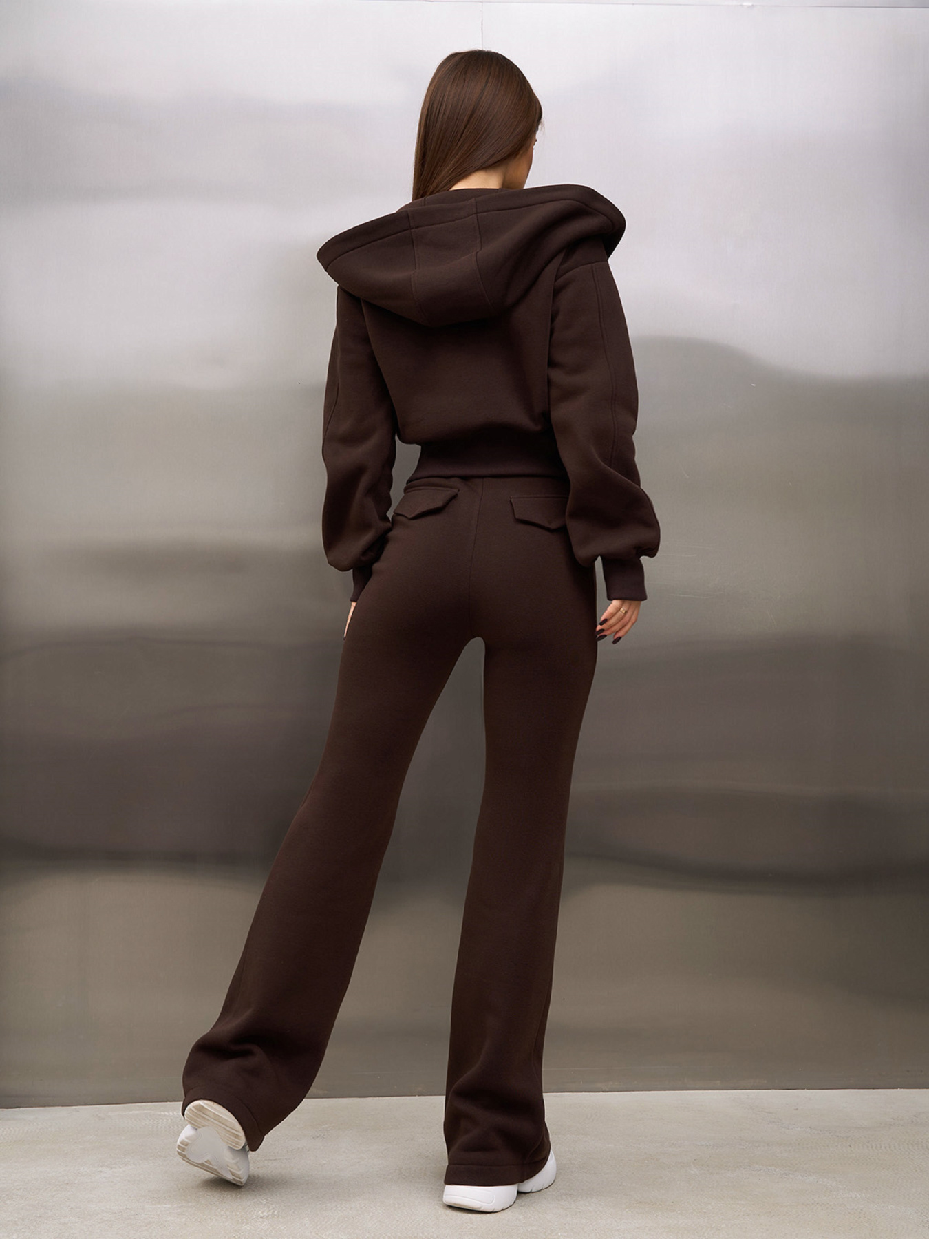 Повсякденний костюм ISSA Plus модель 15370A_темно-коричневый Фото