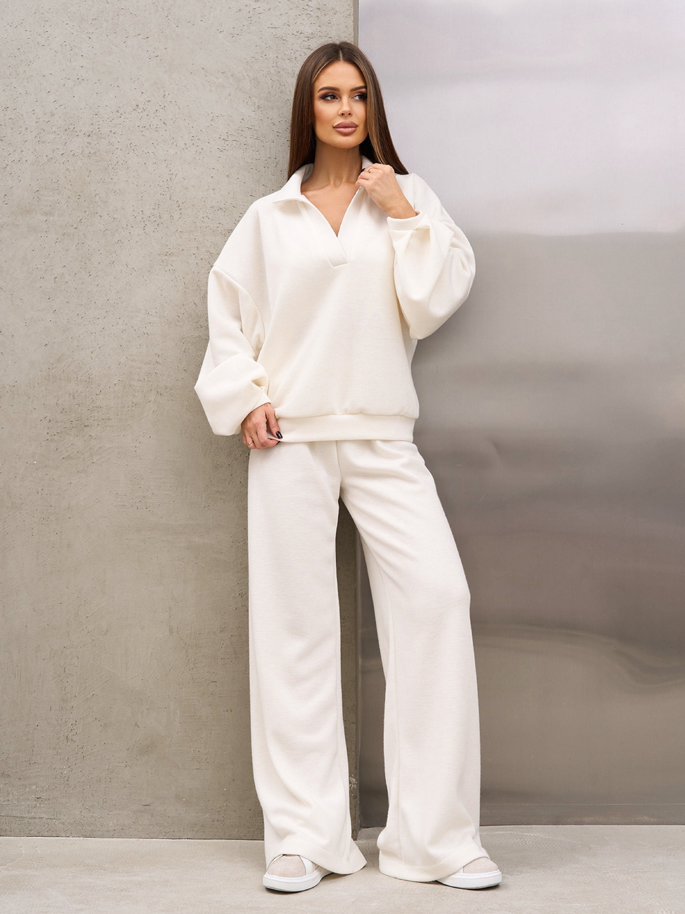 Костюм ISSA Plus модель 15371_молочный Фото