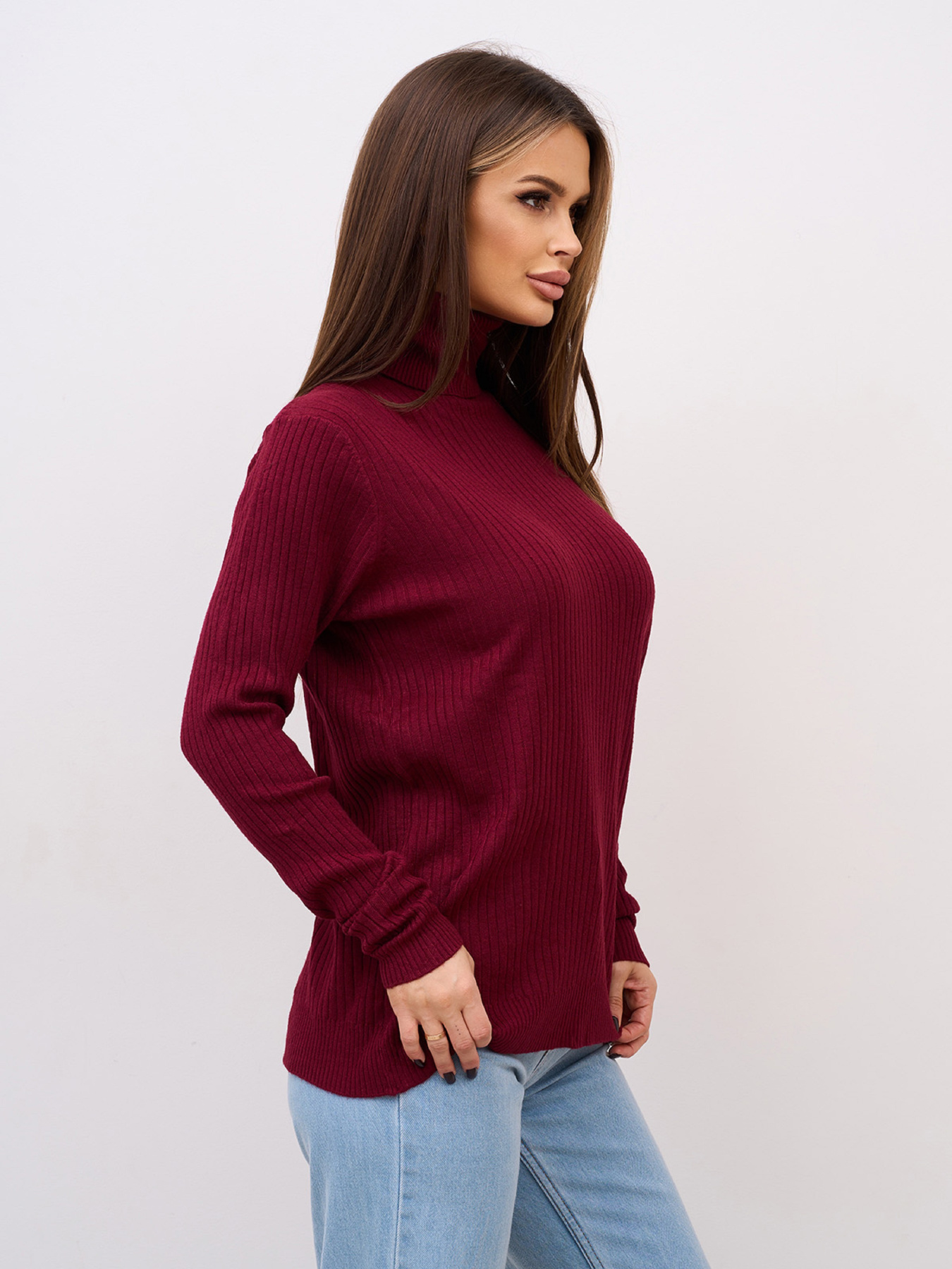 Водолазка ISSA Plus модель WN20-721_фиолетовый Водолазка ISSA Plus модель WN20-721_фиолетовый Фото