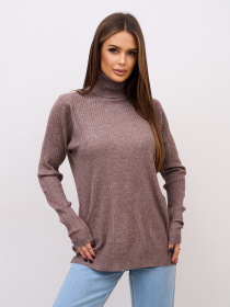 Водолазка ISSA Plus модель WN20-721_коричневый Водолазка ISSA Plus модель WN20-721_коричневый Фото