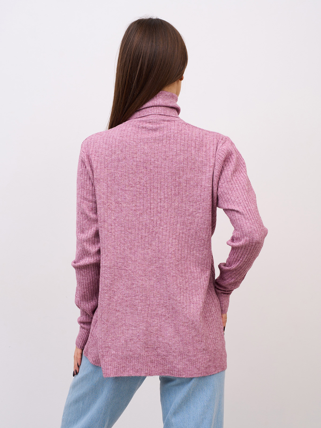 Водолазка ISSA Plus модель WN20-721_сиреневый Фото