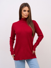 Водолазка ISSA Plus модель WN20-720_бордовый Водолазка ISSA Plus модель WN20-720_бордовый Фото