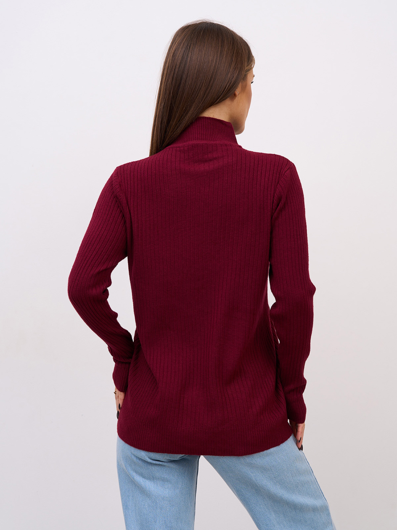 Водолазка ISSA Plus модель WN20-720_фиолетовый Водолазка ISSA Plus модель WN20-720_фиолетовый Фото