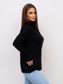 Водолазка ISSA Plus модель WN20-720_черный Водолазка ISSA Plus модель WN20-720_черный Фото