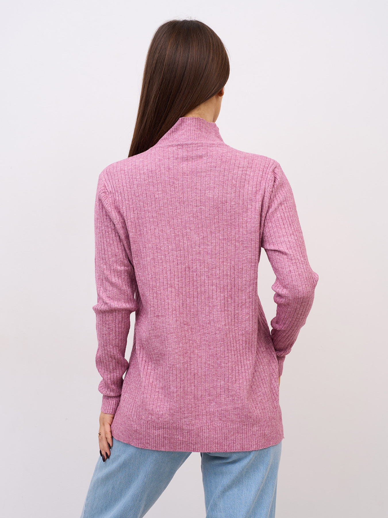 Водолазка ISSA Plus модель WN20-720_сиреневый Фото